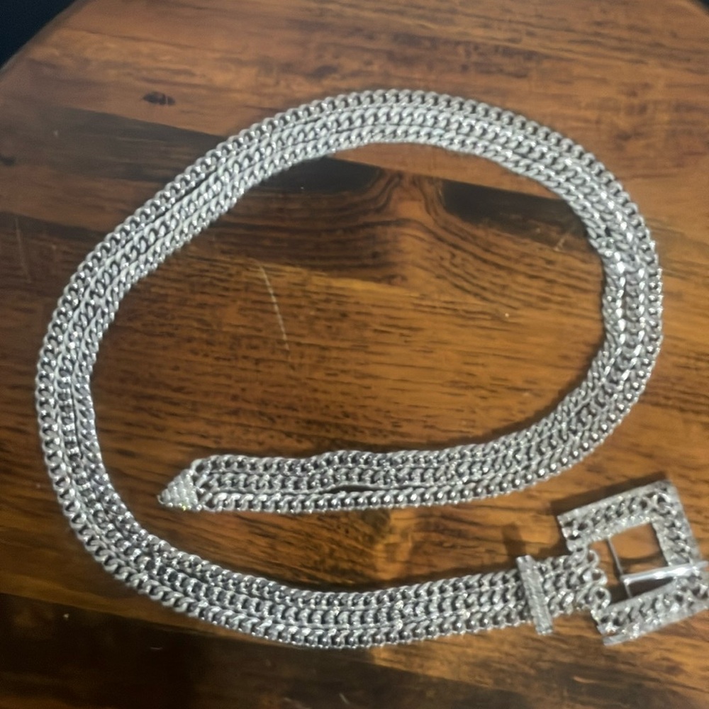 Women's Silver Belt